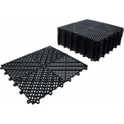 Plastikinių plytelių rinkinys | Paspaudimo sistema | 400 x 400 x 18 mm | 10 vnt. (74546)