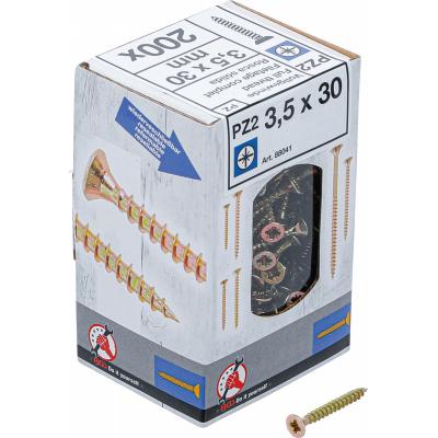 Universalūs varžtai | Cross Slot PZ2 | 3.5 x 30 mm | 200 vnt. (88041)