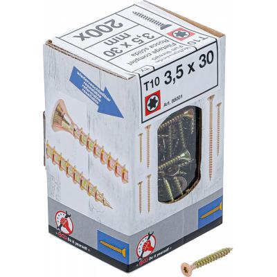 Universalūs varžtai | T-Star (Torx) T10 | 3,5 x 30 mm | 200 vnt. (88001)