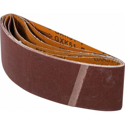 Šlifavimo juostų rinkinys | juostiniam šlifuokliui | 75 x 533 mm | K 40 - 60 - 80 - 120 - 240 | 5 vnt. (80822)