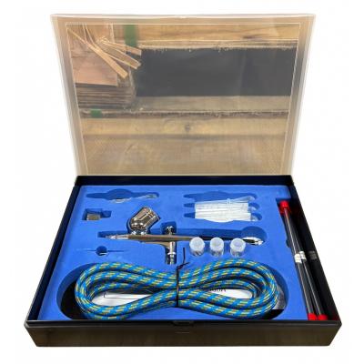 Aerografas su 4 antgaliais ir žarna (BD15S)