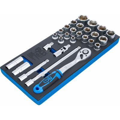 Įrankių dėklas 1/3: Galvučių rinkinys | Coliniai dydžiai | 12,5 mm (1/2