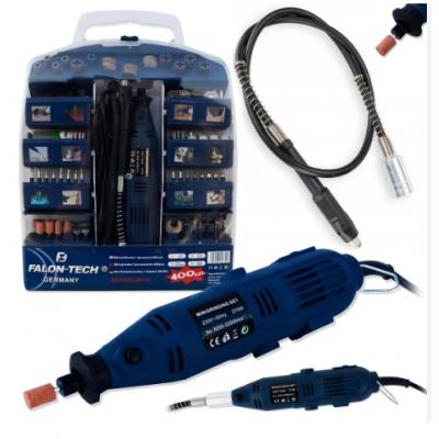 Graveris / šlifuoklis | su lanksčiu ilgintuvu ir aksesuarais | 270W | 400 vnt. (79314-400) 