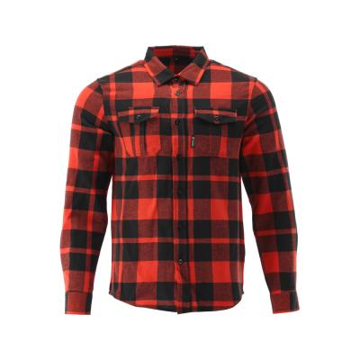Flaneliniai marškiniai raudoni | 100% medvilnė | 3XL dydis (YT-78805)