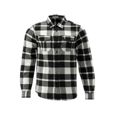 Flaneliniai marškiniai juoda/balta | 100% medvilnė | 3XL dydis (YT-78817)