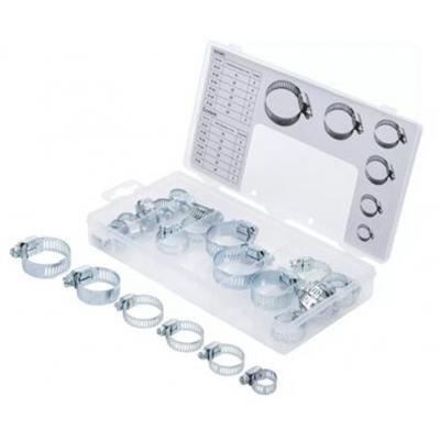 Žarnų sąvaržų asortimentas | cinkuotos | 25 vnt. (H88182)