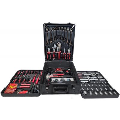 Įrankių rinkinys aliuminiame lagamine | terkšliniai raktai | su ratukais | 419 vnt. (SK582419)