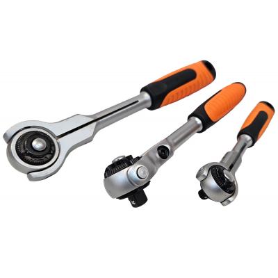 Terkšlių rinkinys | šarnyrinės galvutės | 6,3 mm (1/4