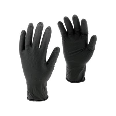 Vienkartinės nitrilinės pirštinės deimantine tekstūra | 50 vnt | dydis L (9) (YT-74742)