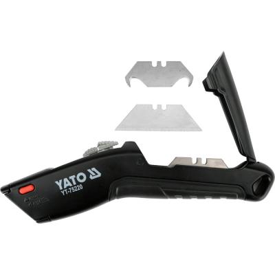 Dvigubų ašmenų peilis | trapecinės ir kablio formos (YT-75220)