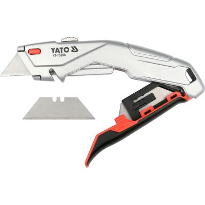 Peilis su ištraukiamomis trapecinėmis geležtėmis (YT-75204)