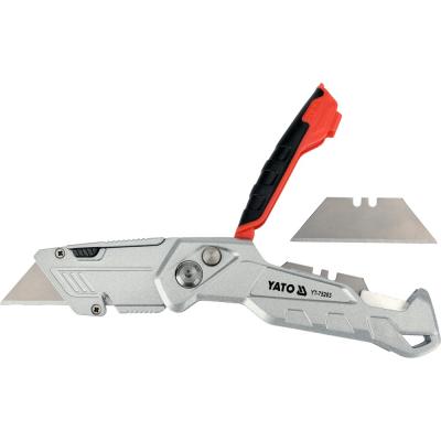 Peilis su ištraukiamomis trapecinėmis geležtėmis (YT-75203)