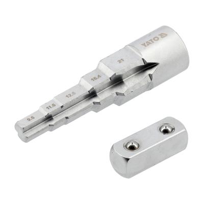 Raktas pakopinis | su adapteriu | 9.6 / 11.6 / 12.7 / 16.4 / 21 mm (YT-03319)