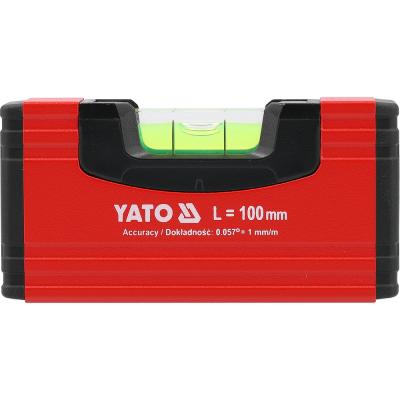 Kišeninis aliuminio gulsčiukas | 100 mm | magnetinis (YT-30350)