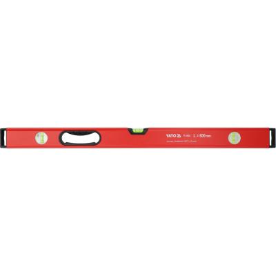 Gulsčiukas aliuminis | BOX level | 800 mm | su rankenėlėmis | 3 akutės (YT-30082)