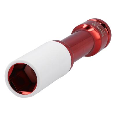 Galvutė smūginė ilga plonasienė prailginta | 150 mm | su plastikine apsauga | 12,7 mm (1/2