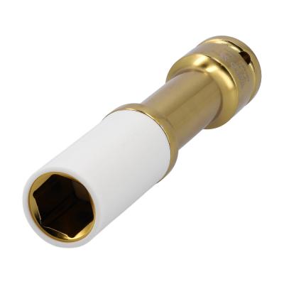 Galvutė smūginė ilga plonasienė prailginta | 150 mm | su plastikine apsauga | 12,7 mm (1/2