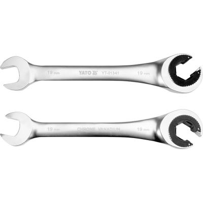 Terkšlinis raktas | atviras | 19 mm (YT-01341)