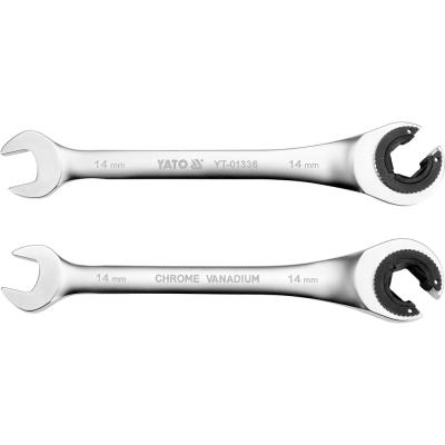 Terkšlinis raktas | atviras | 14 mm (YT-01336)