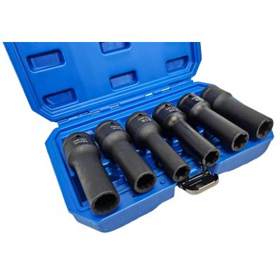 Smūginių ilgų galvučių rinkinys E-Type ir 12 kampų | 20 mm (3/4