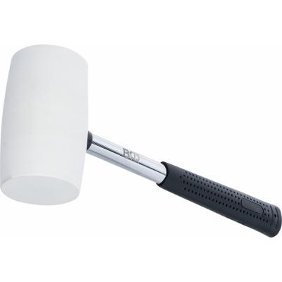 Guminis plaktukas | metalinė rankena | balta galvutė | Ø 64 mm | 750 g (70141)
