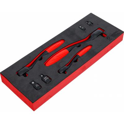 Reversinių terkšlių rinkinys su adapteriais | 6.3 mm (1/4