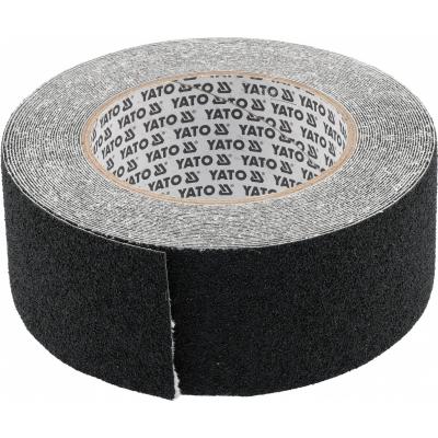 Juoda neslystanti PVC juosta laiptams ir praėjimams | 50 mm x 10 m (YT-72501)