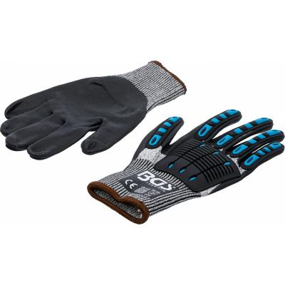 Mechaniko apsauginės pirštinės | atsparios įpjovimams | 10 dydis (XL) (4542)