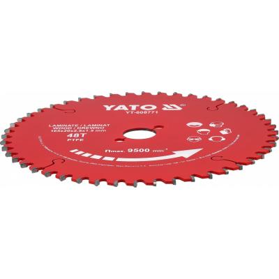 TCT pjovimo diskas laminatui ir medienai PTFE danga | 165 mm | 48 dantukai | 20 mm (YT-608771)