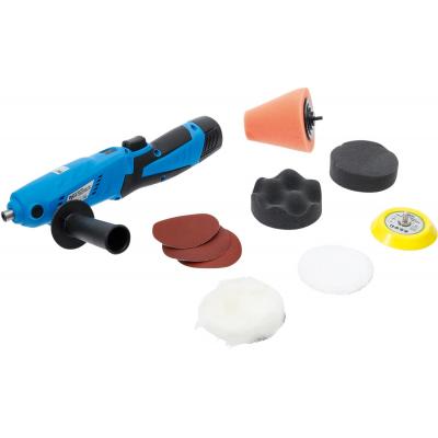Akumuliatorinis poliruoklis | su rinkiniu | max. 2800 rpm | 12 V | 1500 mAh (9294)