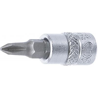 Antgalis įpresuotas į galvutę | 6.3 mm (1/4