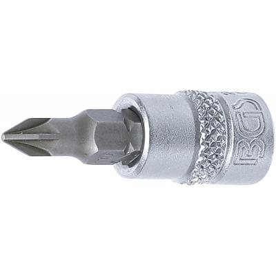 Antgalis įpresuotas į galvutę | 6.3 mm (1/4