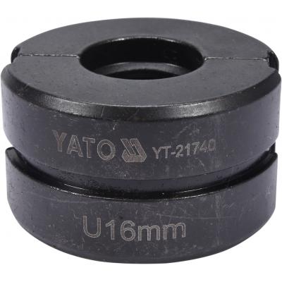 Indėklas U 16 mm presavimo replėms YT-21735 (YT-21740)