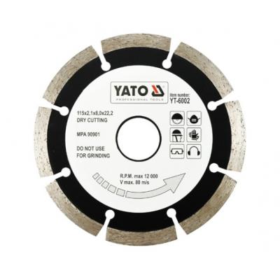 Deimantinis segmentinis pjovimo diskas 115mm (YT-6002)