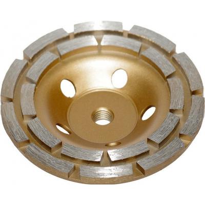 Deimantinis šlifavimo diskas | lėkštės tipo | dviejų eilių | M14x125 mm (DR0125B)