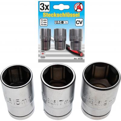 Galvučių rinkinys | 12,5 mm (1/2