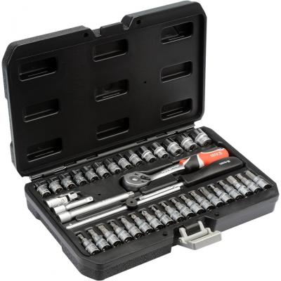 Galvučių su terkšle rinkinys | 6.3 mm (1/4