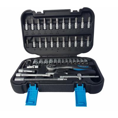 Galvučių su terkšle rinkinys | 6.3 mm (1/4