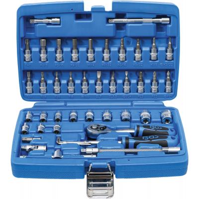 Galvučių su terkšle rinkinys | 6.3 mm (1/4
