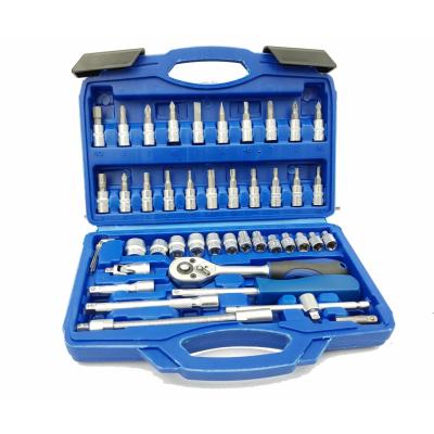 Galvučių su terkšle rinkinys | Cr-V | 6.3 mm (1/4