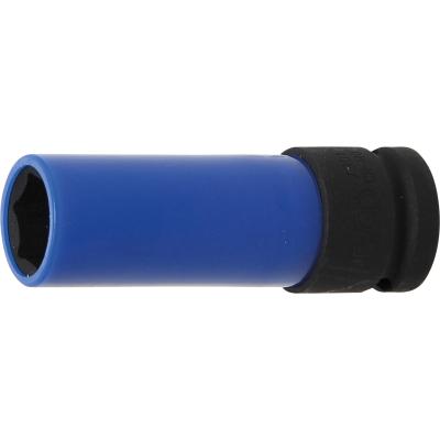 Galvutė smūginė ilga plonasienė | su plastikine apsauga | 12,5 mm (1/2