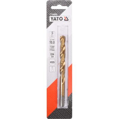 Grąžtas metalui HSS-TIN 10.0 mm (YT-44662)
