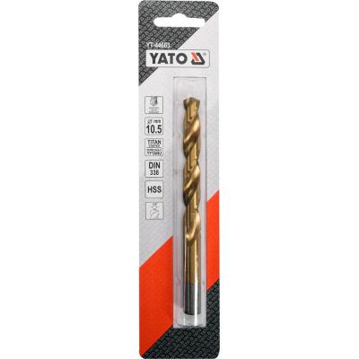 Grąžtas metalui HSS-TIN 10.5 mm (YT-44663)