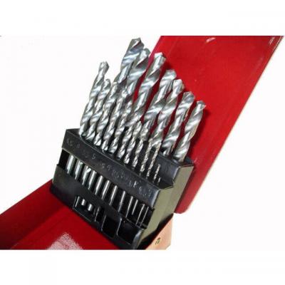 Grąžtų metalui rinkinys 19 dalių, HSS, 1-10 mm (EW-0019B)
