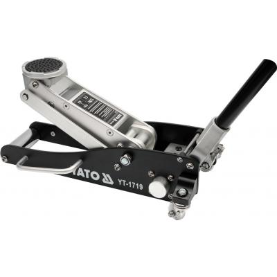Keltuvas žemo profilio ant ratukų aliumininis : 80-375mm, 1,25T (YT-1719)