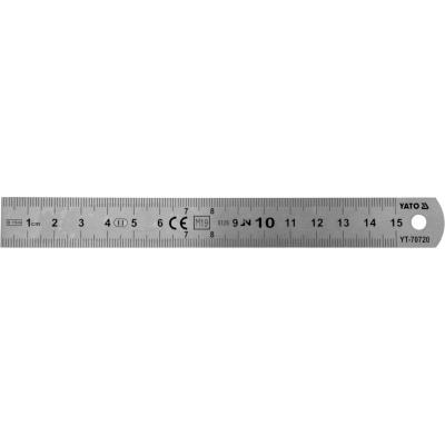 Liniuotė plieninė | SS | 150 mm (YT-70720)