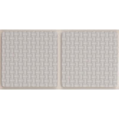 Lipnūs padukai baldams balti 85x85mm 2vnt. (74904)