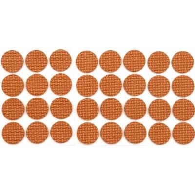 Lipnūs padukai baldams rudi 18mm/32vnt. (74881)