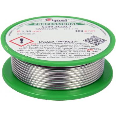 Lydmetalis be švino | Ø 1.5 mm | 100g (76854)