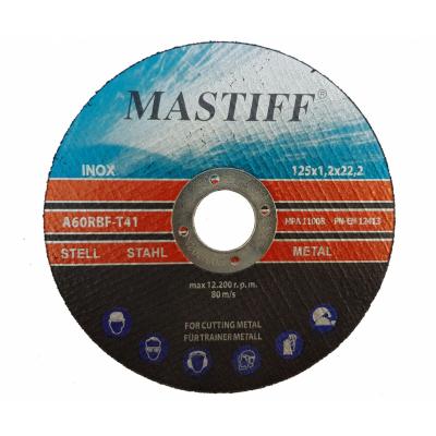 Pjovimo diskas metalui | 125x1.2x22,23 (A60TBF-12)